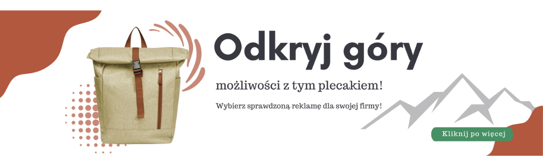 Plecak z logo